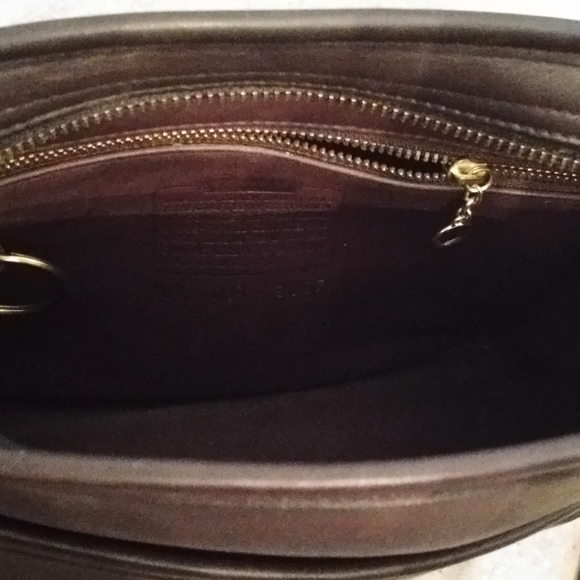 Vintage Coach Brown Leather Bag - Picture 4 of 9